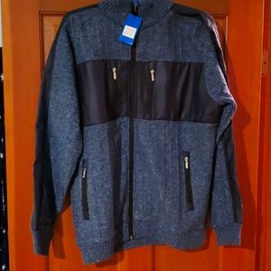 Mens zipped sweater